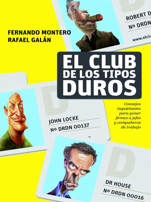 Title details for El club de los tipos duros by Rafael Galán - Available